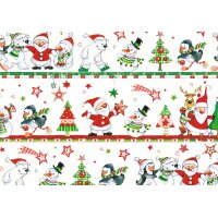 SUSY CARD Papier cadeau de Noël Ho Ho Ho