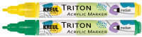 KREUL Marqueur acrylique TRITON Acrylic Marker, blanc