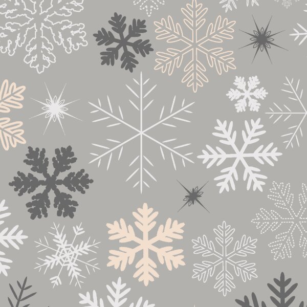 PAPSTAR Serviette à motif de Noël Forest Snowmen