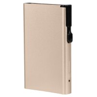 CLICKSAFE Kartenetui mit Clickbutton & RFID Schutz
