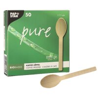 PAPSTAR Cuillère à café pure,...