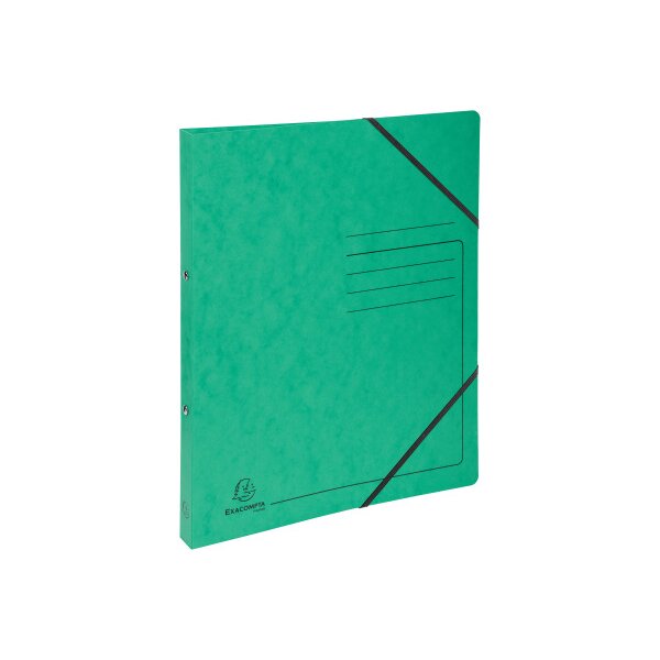 EXACOMPTA Classeur anneaux Colorspan 2cm 542553E 2 anneaux a. élastique vert A4