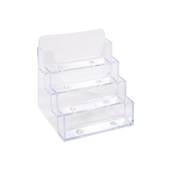 EXACOMPTA Visitenkartenhalter 71158D transparent 102x109x107mm
