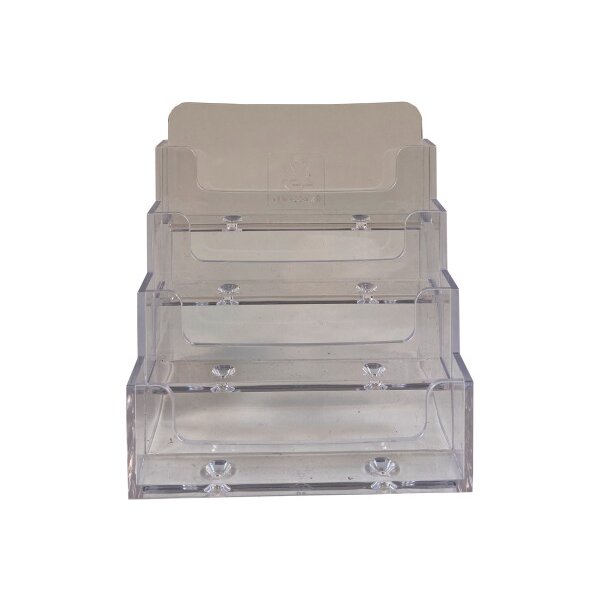 EXACOMPTA Visitenkartenhalter 71158D transparent 102x109x107mm