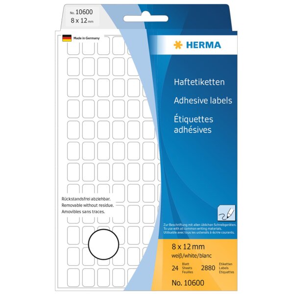 HERMA Étiquette multi-usage, 13x50mm, inscriptible à la main