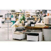 DURABLE Infoständer INFO STAND BASIC, DIN A3, grau