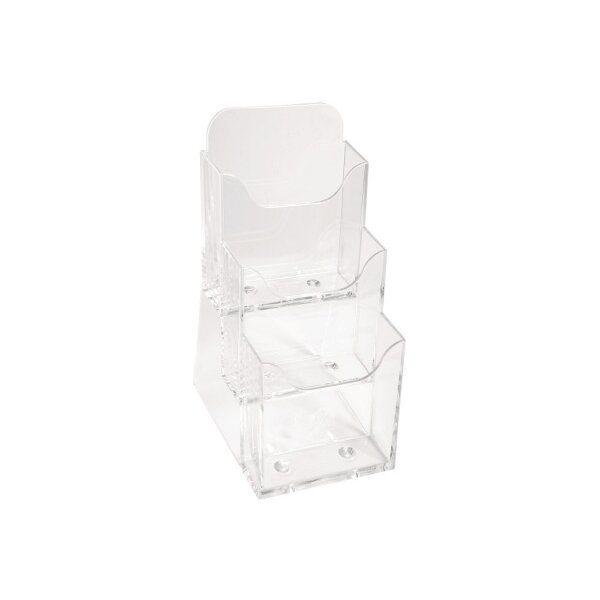 EXACOMPTA Prospekthalter 1/3 A4 73158D transparent 112x115x218mm