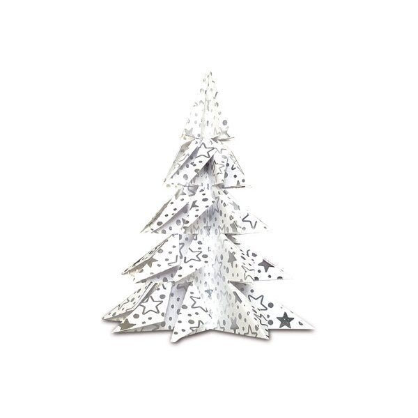 URSUS D&eacute;pliants Origami 15x15cm 38045599 X-MAS 30 feuilles