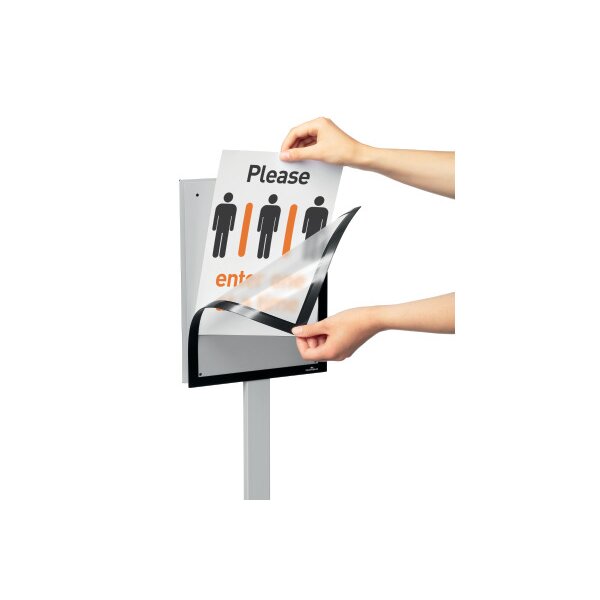DURABLE Bodenst&auml;nder BASIC A4 501257 grau