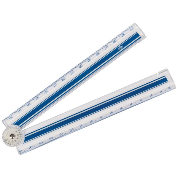 WEDO Règle pliante, 150 mm / 300 mm, en plastique