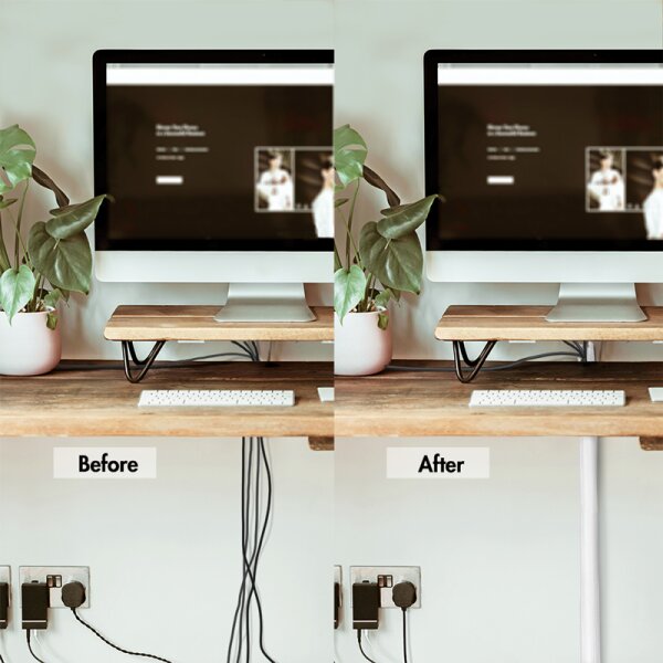 LogiLink Gaine pour câble avec fermeture zip, 2,0 m, gris