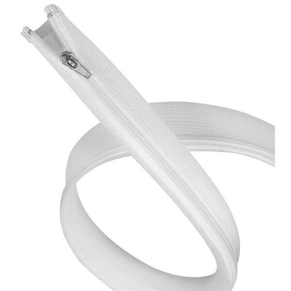 LogiLink Gaine pour câble avec fermeture zip, 2,0 m, gris