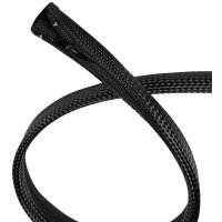 LogiLink Gaine pour câble avec fermeture zip, 2,0 m, gris