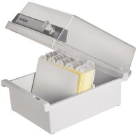 HAN Karteikasten für 800 Karten, A6 quer, lichtgrau