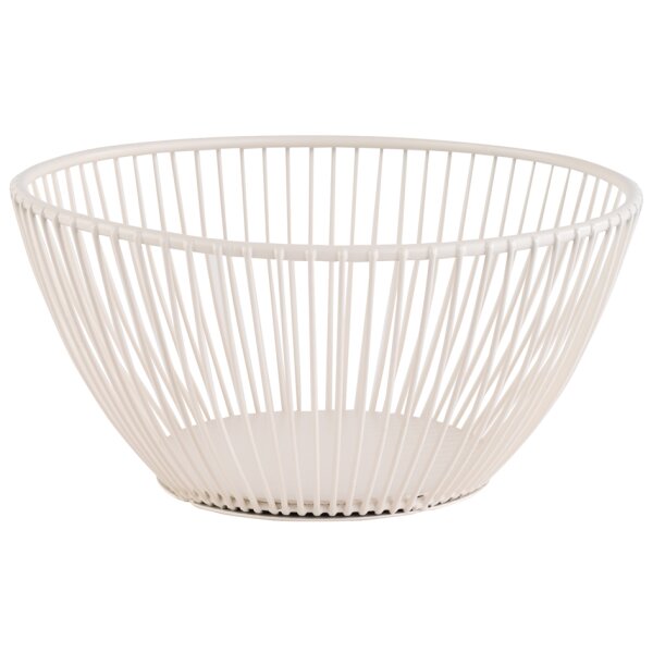 APS Corbeille à pain & à fruits SVART, rond, 175 mm, noir