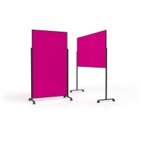 MAGNETOPLAN Design-Moderatorentafel VP 1181218 pink, Filz...