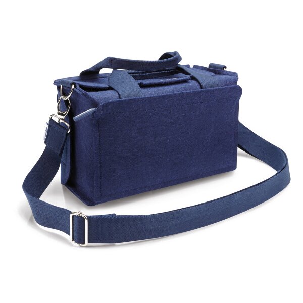 MAGNETOPLAN Sac de présentation ecoAware 11123 bleu, feutre, acc. incl.