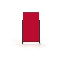 MAGNETOPLAN Design-Moderatorentafel VP 1181206 rot, Filz...