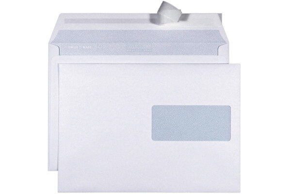 METTLER Enveloppe fenêtre droit C5 8064-100 x 45 Fe 100g, blanc 500 pcs.