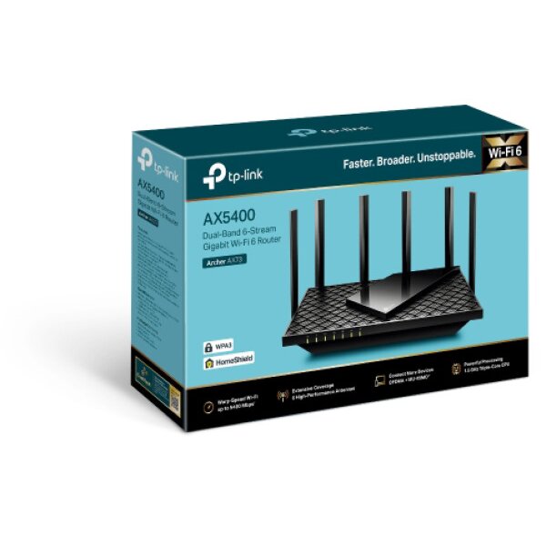 TP-LINK AX5400 DualBand WiFi 6 Archer AX73 Router