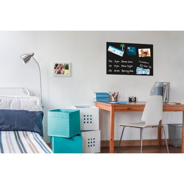 Be!Board Tableau magnétique en verre (L)600x(H)400 mm, blanc