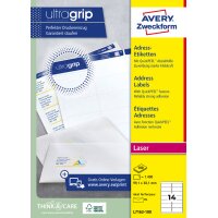 AVERY Zweckform QuickPEEL Adress-Etiketten, 99,1 x 33,9 mm