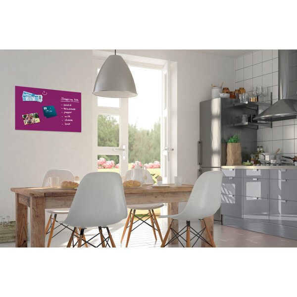 Be!Board Tableau magnétique en verre (L)600x(H)400 mm, gris