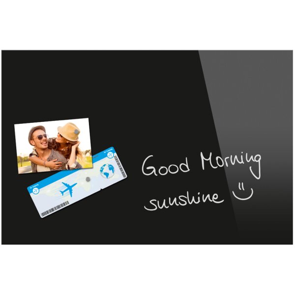 Be!Board Tableau magnétique en verre (L)600x(H)400 mm, gris