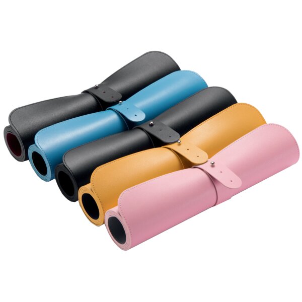 sigel Sous-main, similicuir, enroulable, rose/argent