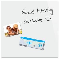 Be!Board Tableau magnétique en verre (L)450x(H)450 mm, noir