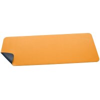 sigel Sous-main, similicuir, enroulable, jaune/gris