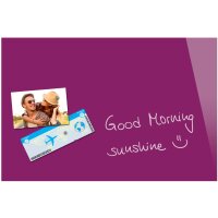 Be!Board Glas-Magnettafel, (B)600 x (H)400 mm, schwarz