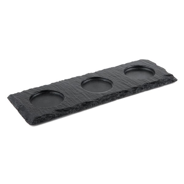 APS Plat en ardoise naturelle, (L)280 x (P)100mm, anthracite