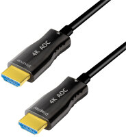 LogiLink HDMI AOC Hybrid Glasfaserkabel, 4K 60 Hz, 20 m