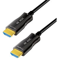 LogiLink Câble de fibre optique hybride HDMI AOC, 20 m