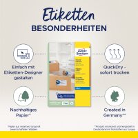 AVERY Zweckform Inkjet Versand-Etiketten, 99,1 x 139 mm