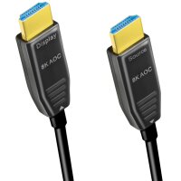 LogiLink HDMI AOC Hybrid Glasfaserkabel, 8K 60Hz, 10 m