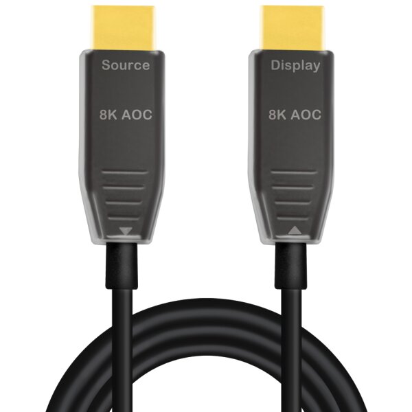 LogiLink Câble de fibre optique hybride HDMI AOC, 20 m
