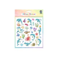 URSUS Glitzer-Sticker FUN Mot. 03 59540003F 136 sticker