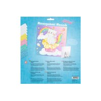URSUS Moosgummi Mosaik 8420018 Glitter Kittycorn 25x25cm