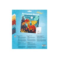 URSUS Moosgummi Mosaik 8420016 Glitter Drache 25x25cm