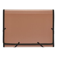 KOLMA Dossier à comp. Bliss A4 11.033.10 bronze 12...