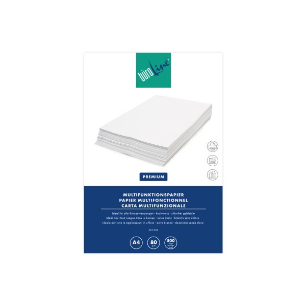 BÜROLINE Kopierpapier FSC A4 88342485 80g, weiss 500 Blatt