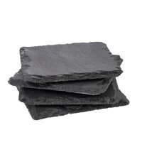 APS Naturschieferplatten 4er-Set, (B)100 x (T)100 mm