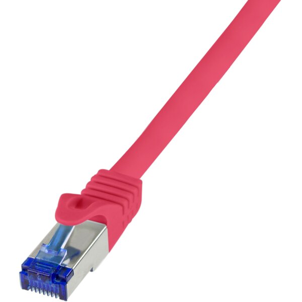 LogiLink Patchkabel Ultraflex, Kat.6A, S FTP, 3,0 m, rot