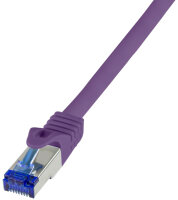LogiLink Patchkabel Ultraflex, Kat.6A, S FTP, 7,5 m, violett