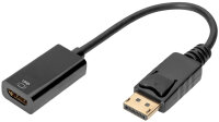 DIGITUS Aktiver DisplayPort Adapter Konverter, 0,2 m