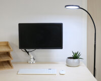 UNiLUX Lampadaire/lampe de bureau à LED FLEXLED, noir