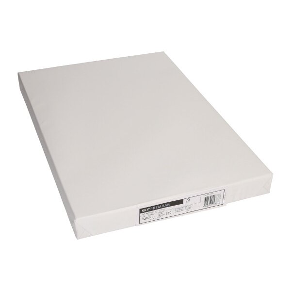SKY Premium Papier A3 88233203 120g, weiss 250 Blatt