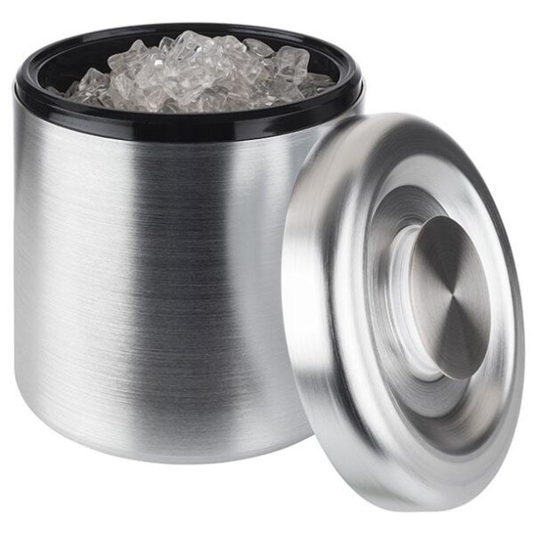 APS Bac &agrave; gla&ccedil;ons ARCTIC, en PS/aluminium, 6 litres, argent